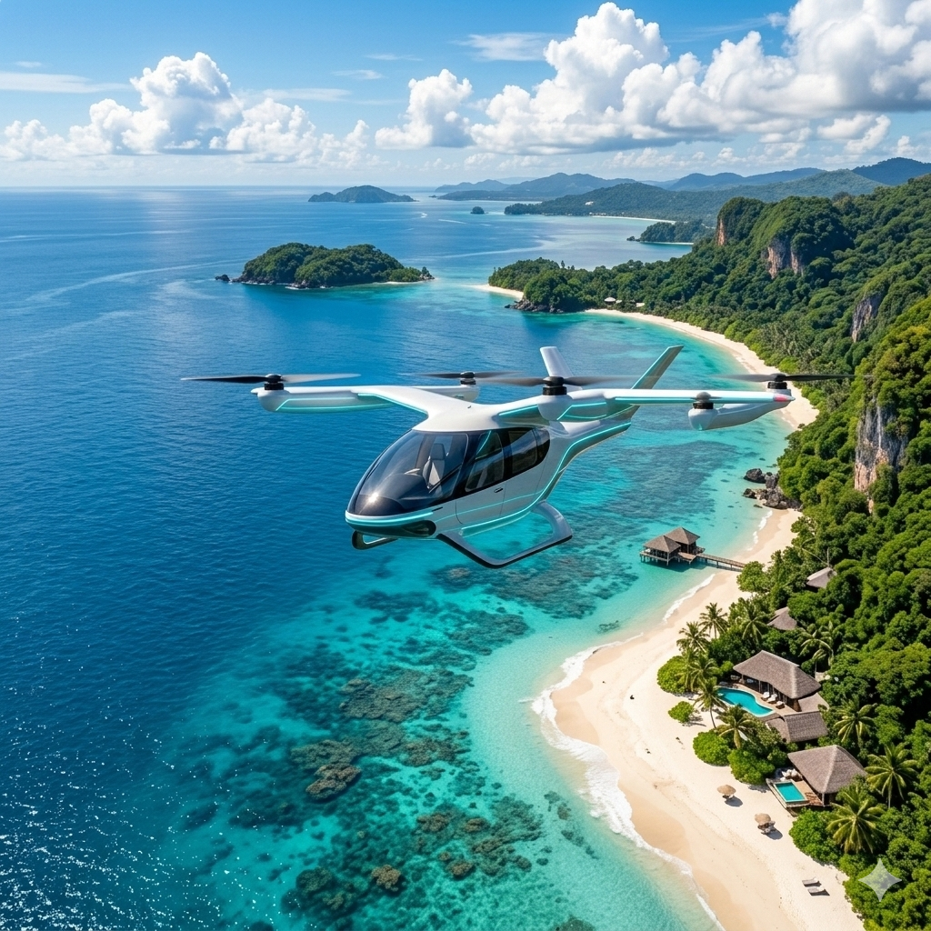 Air taxi island commutes from Owando